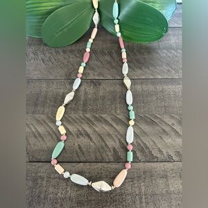 Vintage Multicolor Beaded Necklace